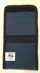 100-2  Two pocket Navy Cordura Case