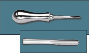95F- Solid Handle Elevator 4 3/4" long, 4mm tip